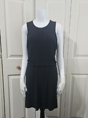 BCBG Black Sleeveless Knot Back Cut-Out Mini Dress | #0206